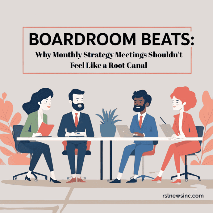 Boardroom Beats: Why Monthly Strategy Meetings Shouldn’t Feel Like a Root Canal